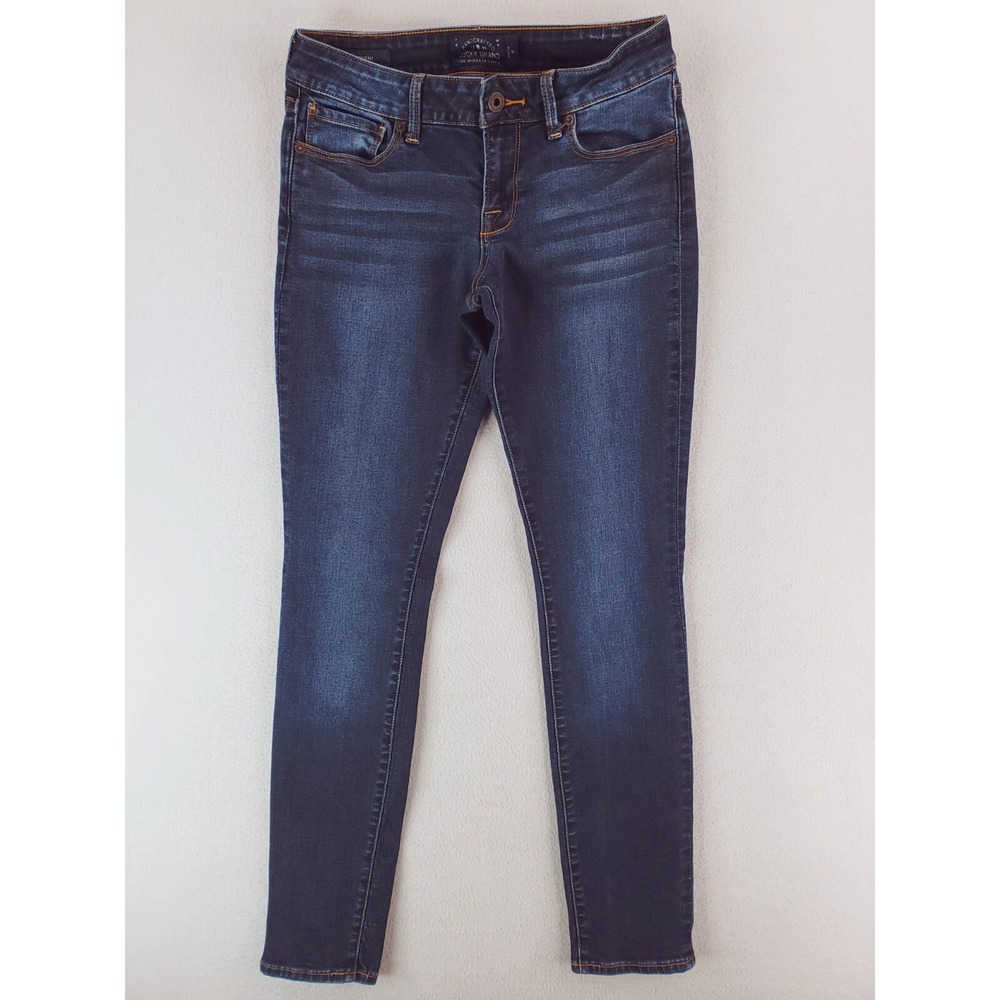 Lucky‎ Brand Jeans Womens 2 Blue Lolita Skinny Dark Low Rise Stretch Denim Pants